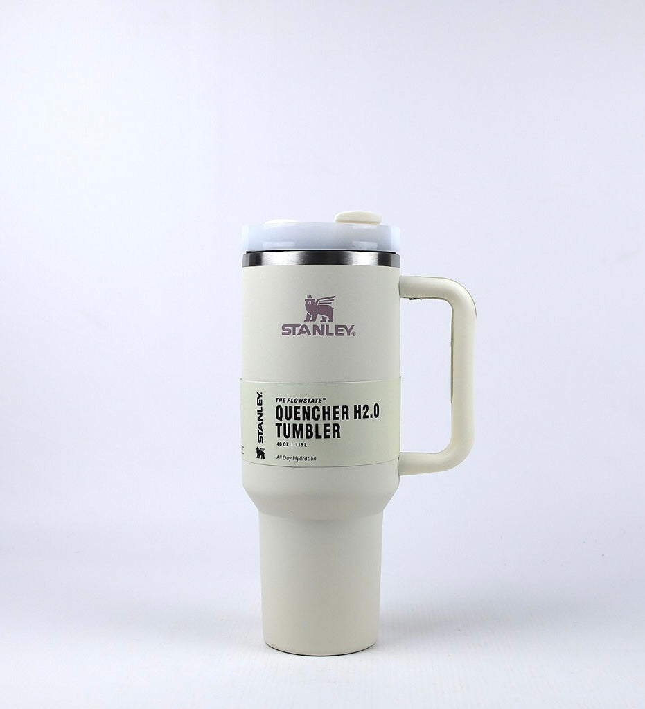 40oz Tumbler With Handle Straw, Stainless Steel Thermal Iced Travel Cup, Tumbler With Handle Lid Straw, Travel Car Mug 40oz Tumbler With Handle Straw, Stainless Steel Thermal Iced Travel Cup, Tumbler With Handle Lid Straw, Travel Car Mug